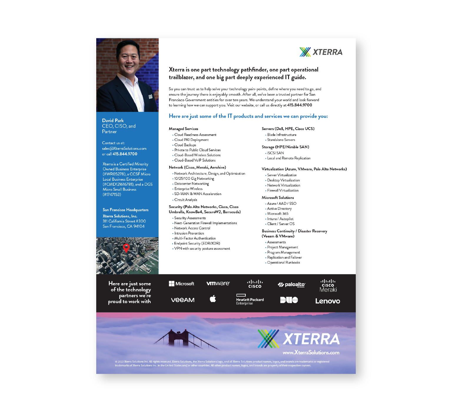 Xterra Solutions Line Card